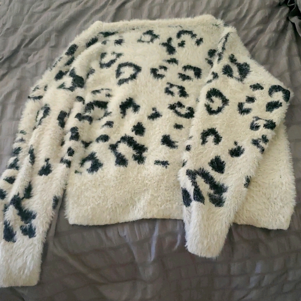 Cheetah print sweater